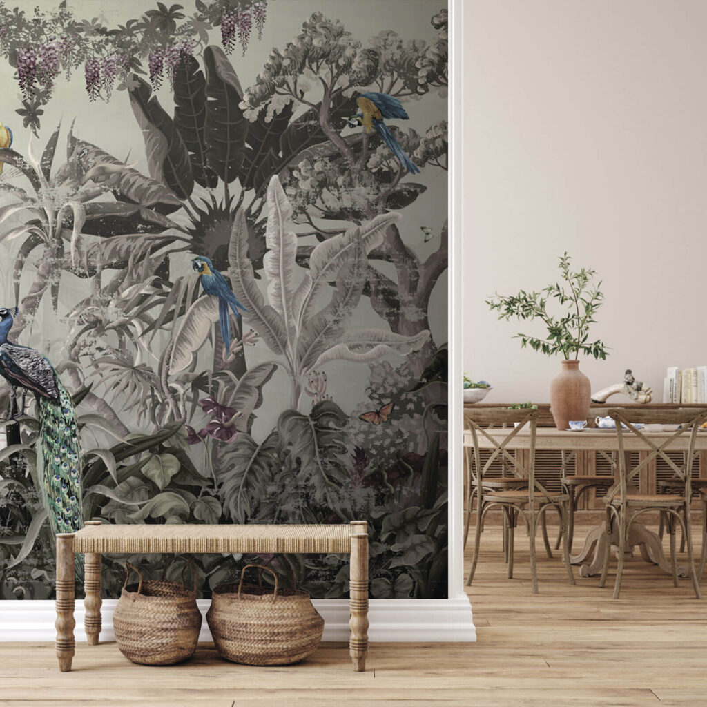 Mural of birds and plants u73928pih3 1024x1024 - Mural of birds and plants - tegory