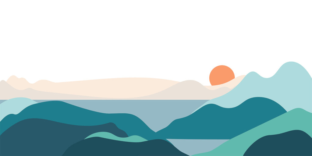 Landscape with mountains and a sunset u73957p 1024x512 - Landscape with mountains and a sunset - tegory