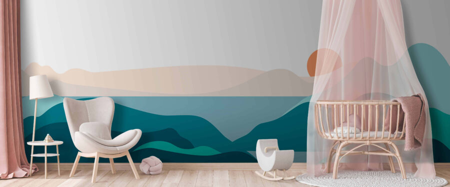 Landscape with mountains and a sunset u73957pir1m 900x374 - Landscape with mountains and a sunset - tegory