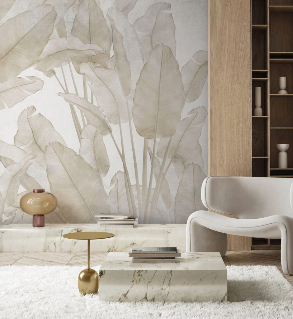 Elegant foliage in soft tones