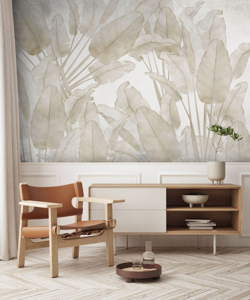 Elegant foliage in soft tones