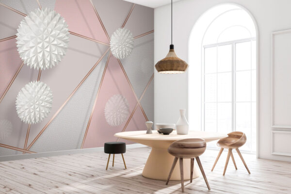 White and pink geometrical design u73966piq2 600x400 - White and pink geometrical design - tegory