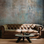 Wall murals Wall with a pattern