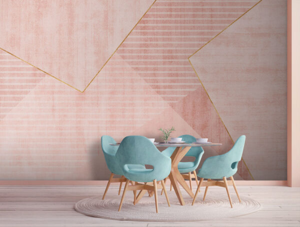 Blush Tones in Geometric Harmony Blush Tones in Geometric Harmony