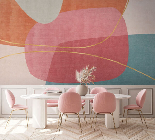 Abstract harmony in soft, pastel hues. Abstract harmony in soft, pastel hues.