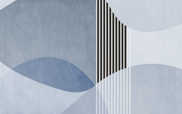A blue and white background with black lines and circles A blue and white background with black lines and circles