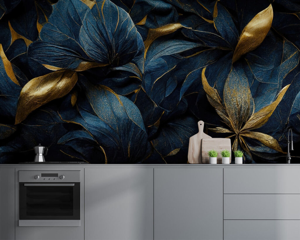 Elegant leaves in vibrant hues Elegant leaves in vibrant hues