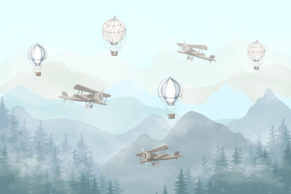 Group of airplanes flying in the sky Group of airplanes flying in the sky