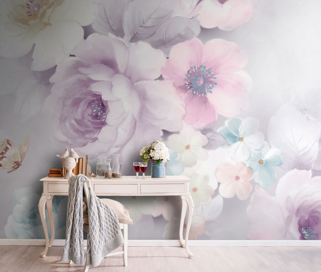Soft blooms in pastel hues Soft blooms in pastel hues