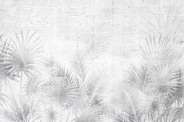White and grey background with palm leaves u74401p 600x400 - White and grey background with palm leaves