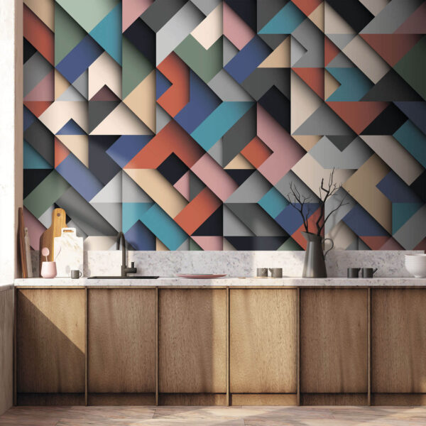 Multicolored pattern of squares u74421pik1 600x600 - Multicolored pattern of squares - tegory