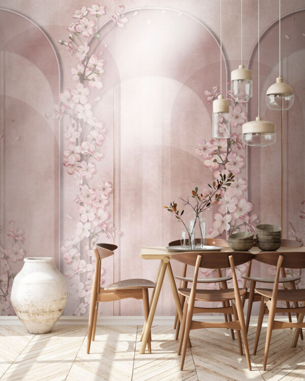 Wall murals Wallpaper with flowers Wall murals Wallpaper with flowers