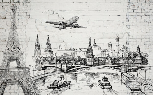 Drawing of a city and a bridge u74537p 600x375 - Drawing of a city and a bridge - tegory