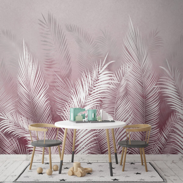 A white feathers on a pink background A white feathers on a pink background