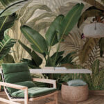 Wall murals Group of tropical plants