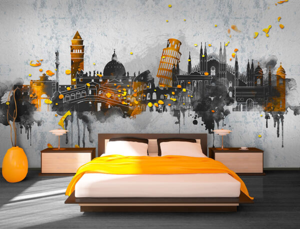Painting of a city u74881pib2 600x459 - Painting of a city