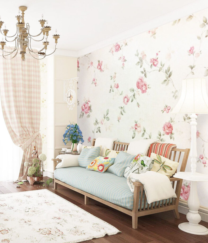 u77762pig1m 879x1024 - Floral pattern on a wall - tegory