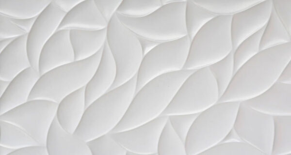 White surface with wavy lines White surface with wavy lines