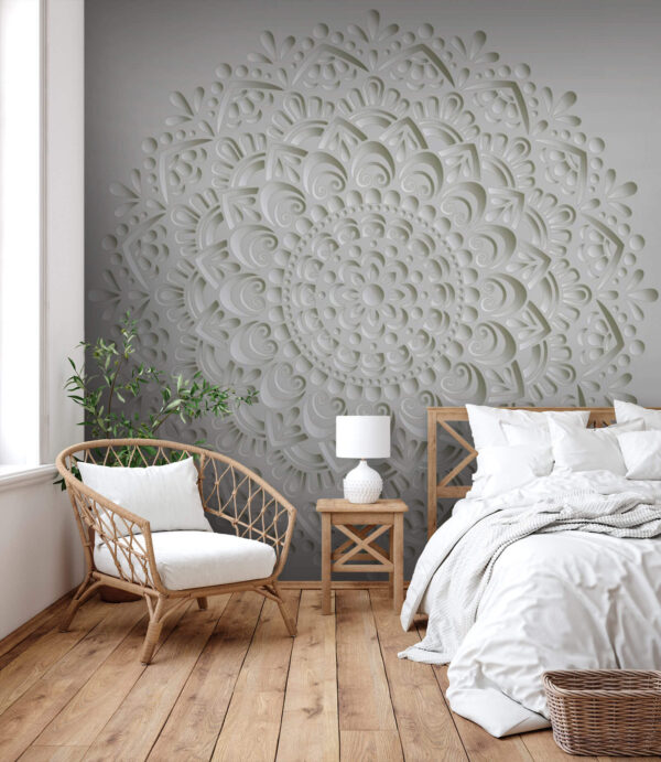 White circular pattern on a gray background u79547pib1m 600x691 - White circular pattern on a gray background - tegory