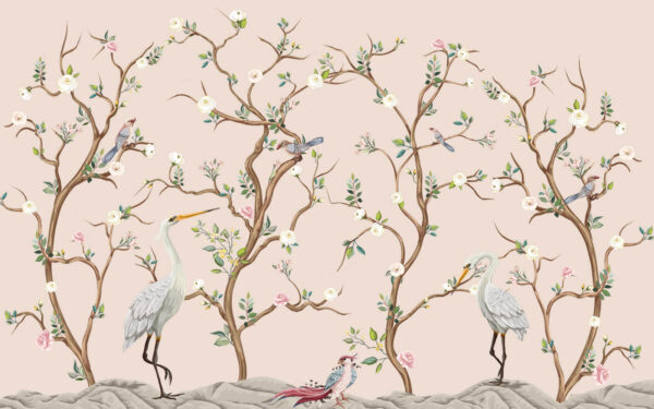 Wallpaper with birds and flowers u79607p 600x375 - Wallpaper with birds and flowers - tegory