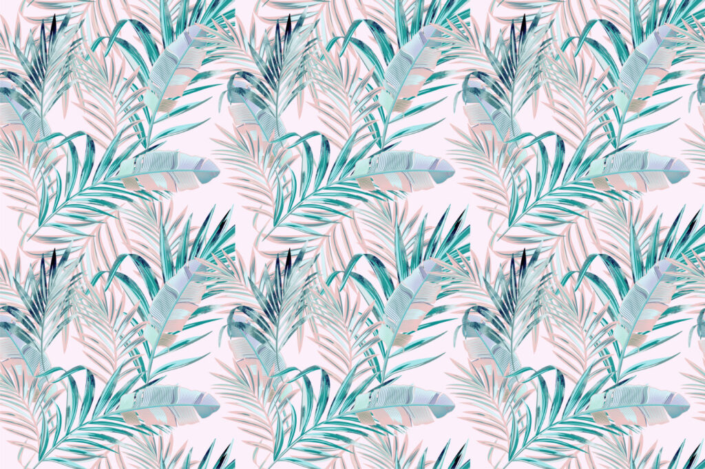 Pattern of leaves on a pink background u79671p 1024x682 - Pattern of leaves on a pink background - tegory