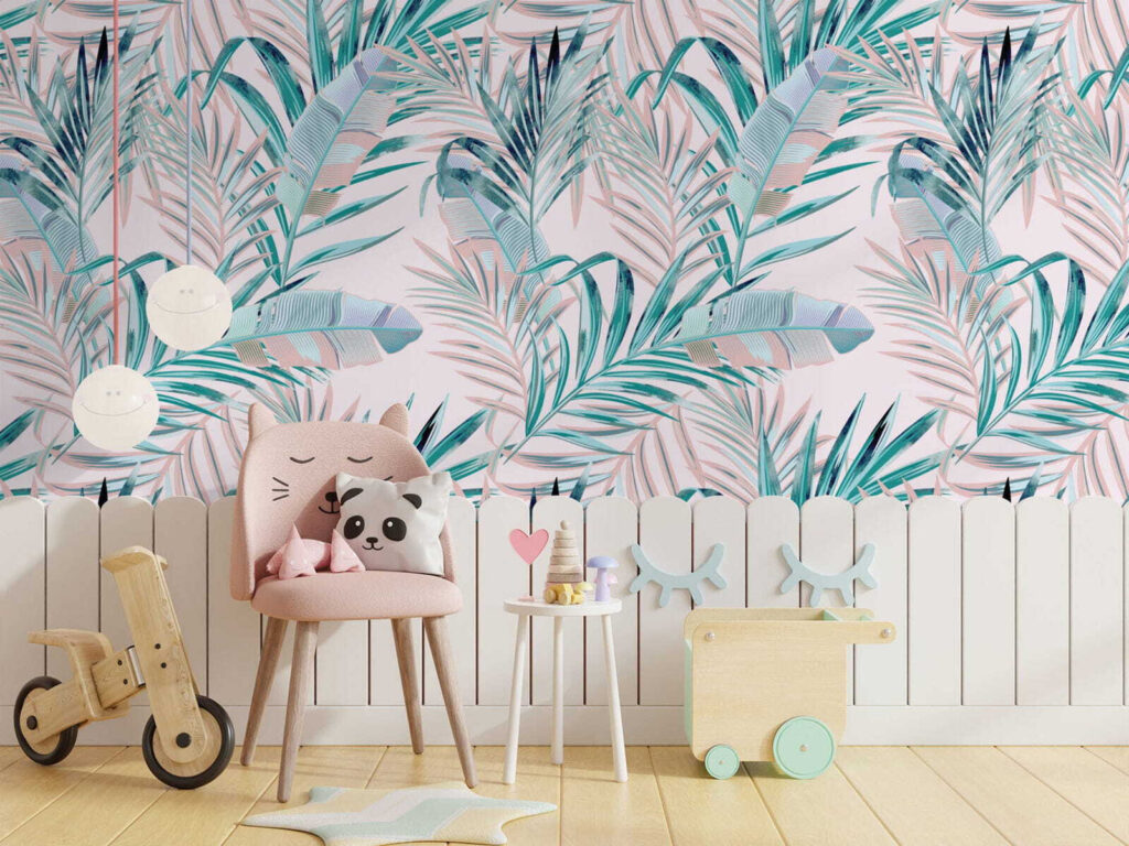 Pattern of leaves on a pink background u79671pir1m 1024x768 - Pattern of leaves on a pink background - tegory