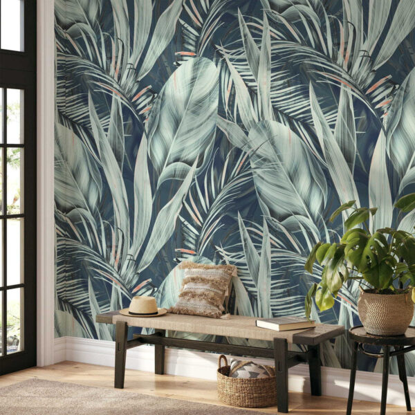 Tropical foliage in serene colors u79675pih1m 600x600 - Tropical foliage in serene colors - tegory