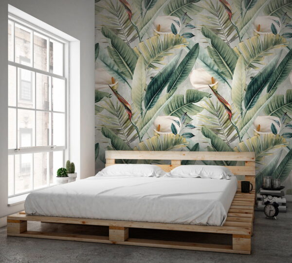 Pattern of green leaves and flowers u79683pib1 600x540 - Pattern of green leaves and flowers - tegory
