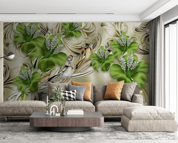 Elegant floral design in soft hues. u80018pig63 600x480 - Elegant floral design in soft hues. - tegory