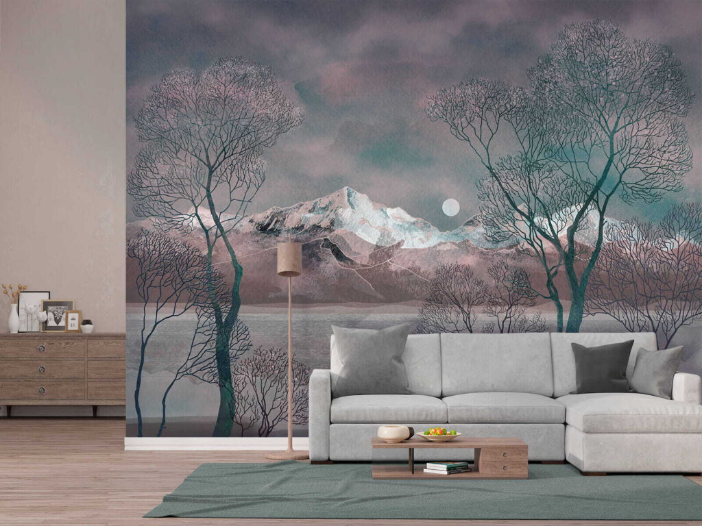 u80027pig1 1024x768 - Landscape with trees and mountains - tegory