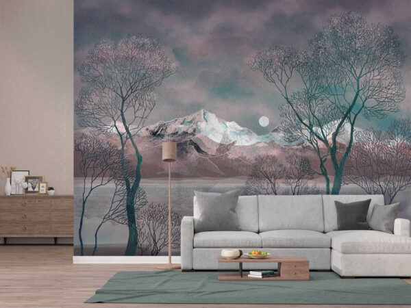 Landscape with trees and mountains u80027pig1 600x450 - Landscape with trees and mountains - tegory