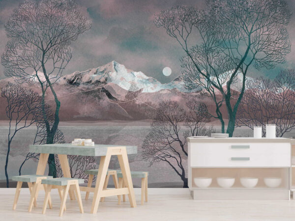 Landscape with trees and mountains u80027pik1 600x450 - Landscape with trees and mountains - tegory