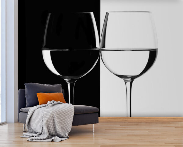 Two wine glasses with water in them u80216pig25m 600x480 - Two wine glasses with water in them - tegory