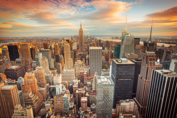City with many tall buildings City with many tall buildings