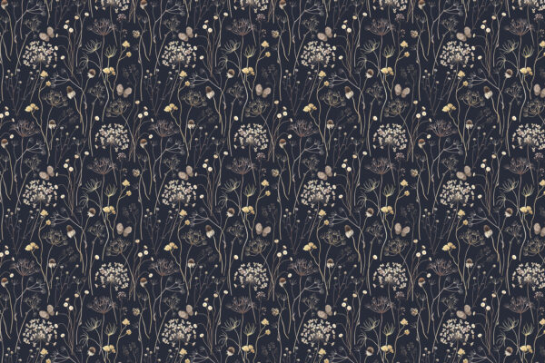Pattern of flowers on a black background u98626p 600x400 - Pattern of flowers on a black background - tegory