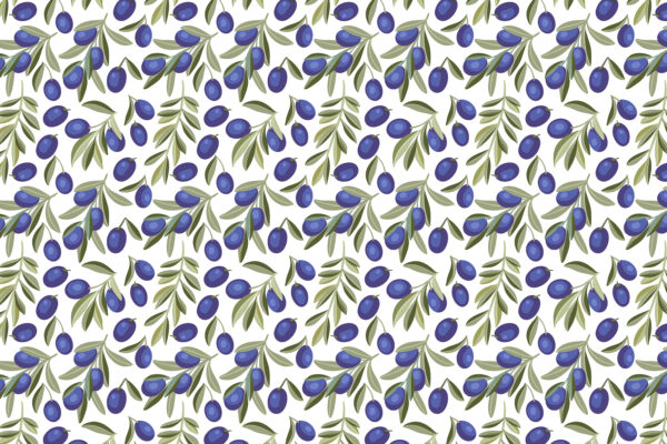Pattern of blue berries and leaves u98614p 600x400 - Pattern of blue berries and leaves - tegory