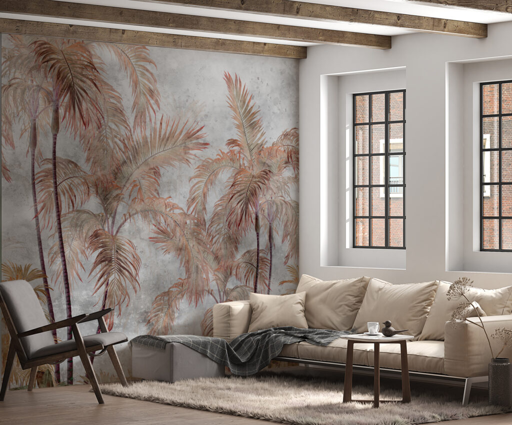 A group of palm trees