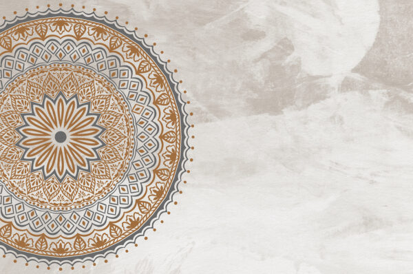A circular pattern on a white surface A circular pattern on a white surface