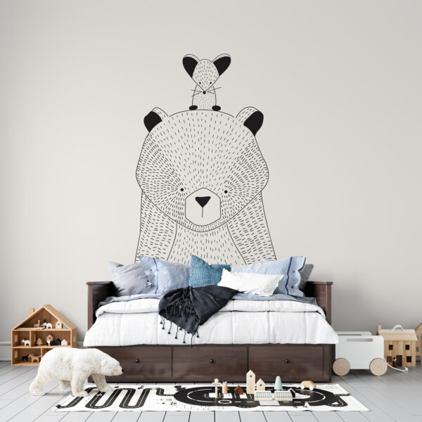 A bear with a mouse on its back u98483pir2 600x600 - A bear with a mouse on its back