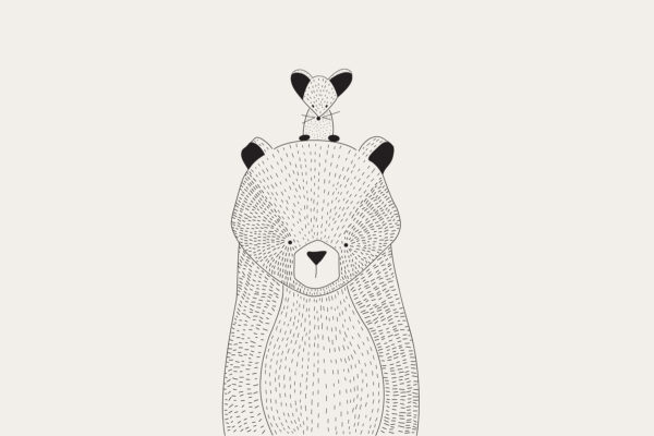 A bear with a mouse on its back u98483p 600x400 - A bear with a mouse on its back
