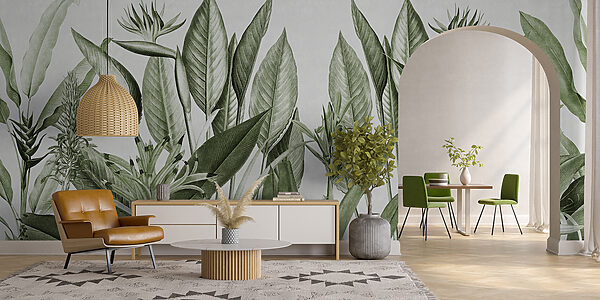 Lush greenery in delicate detail. Lush greenery in delicate detail.