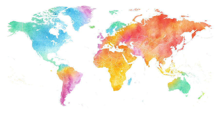 A map of the world A map of the world