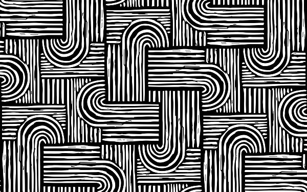 A black and white pattern