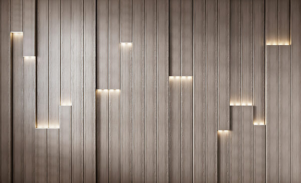 A wall with lights on A wall with lights on