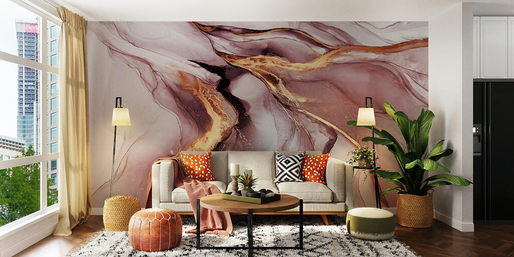 A close up of a painting A close up of a painting