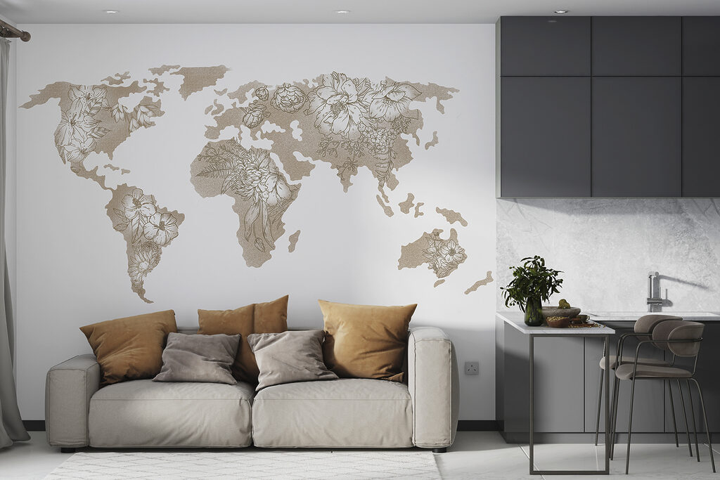 A map of the world A map of the world