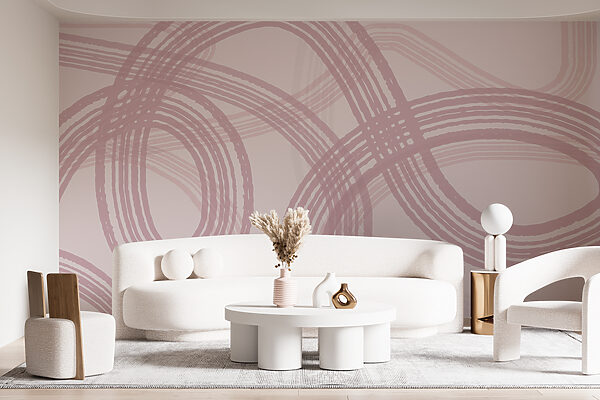 A purple and white background with circles A purple and white background with circles
