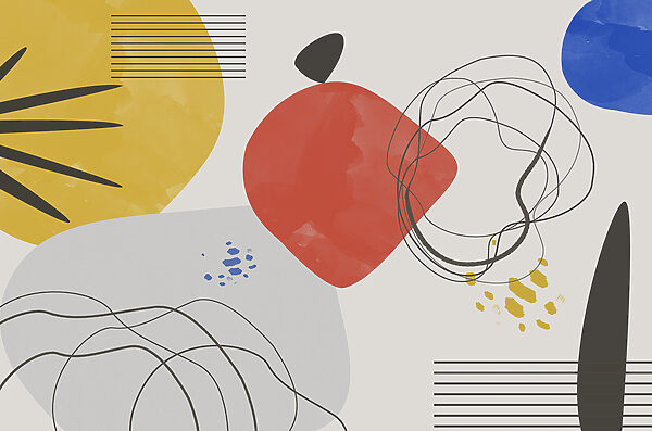 A colorful art piece with lines and circles w00514p 600x397 - A colorful art piece with lines and circles - tegory