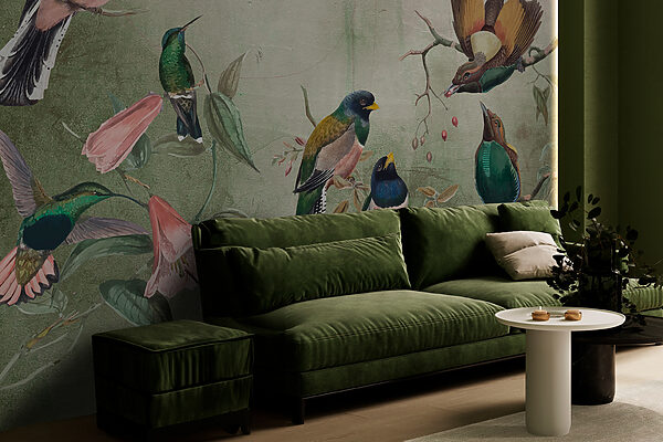 A group of birds on a branch w00543pig19mr 600x400 - A group of birds on a branch - tegory