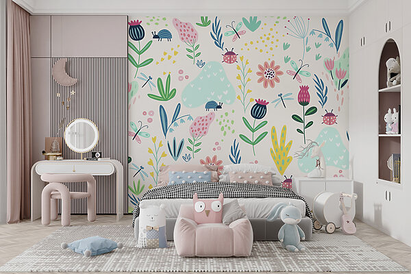 A pattern of flowers and insects w00554pir8r 600x400 - A pattern of flowers and insects - tegory